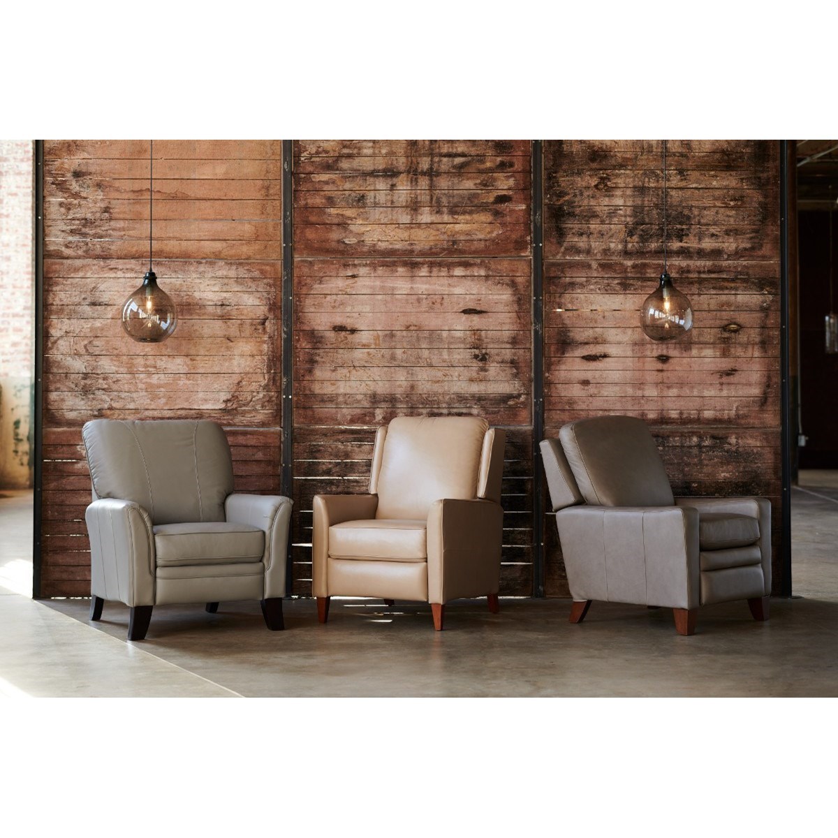La Z Boy Sonoma 295437 Contemporary Push Back Reclining Chair